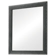 Melody Gray Rectangular Upholstered Dresser Mirror by Coaster at Eve Furniture