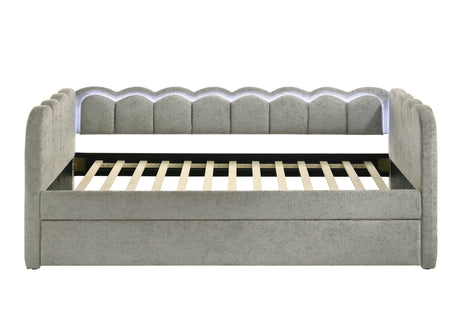 Melody Light Gray Daybed by Crown Mark at Eve Furniture