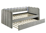 Melody Light Gray Daybed by Crown Mark at Eve Furniture