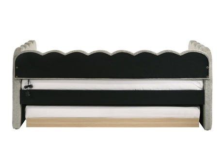 Melody Light Gray Daybed by Crown Mark at Eve Furniture