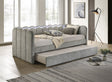 Melody Light Gray Daybed by Crown Mark at Eve Furniture
