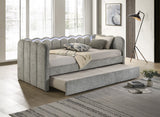 Melody Light Gray Daybed by Crown Mark at Eve Furniture