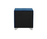 Melody Pacific Blue Upholstered 2-Drawer Nightstand by Coaster at Eve Furniture