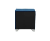 Melody Pacific Blue Upholstered 2-Drawer Nightstand by Coaster at Eve Furniture