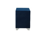 Melody Pacific Blue Upholstered 2-Drawer Nightstand by Coaster at Eve Furniture