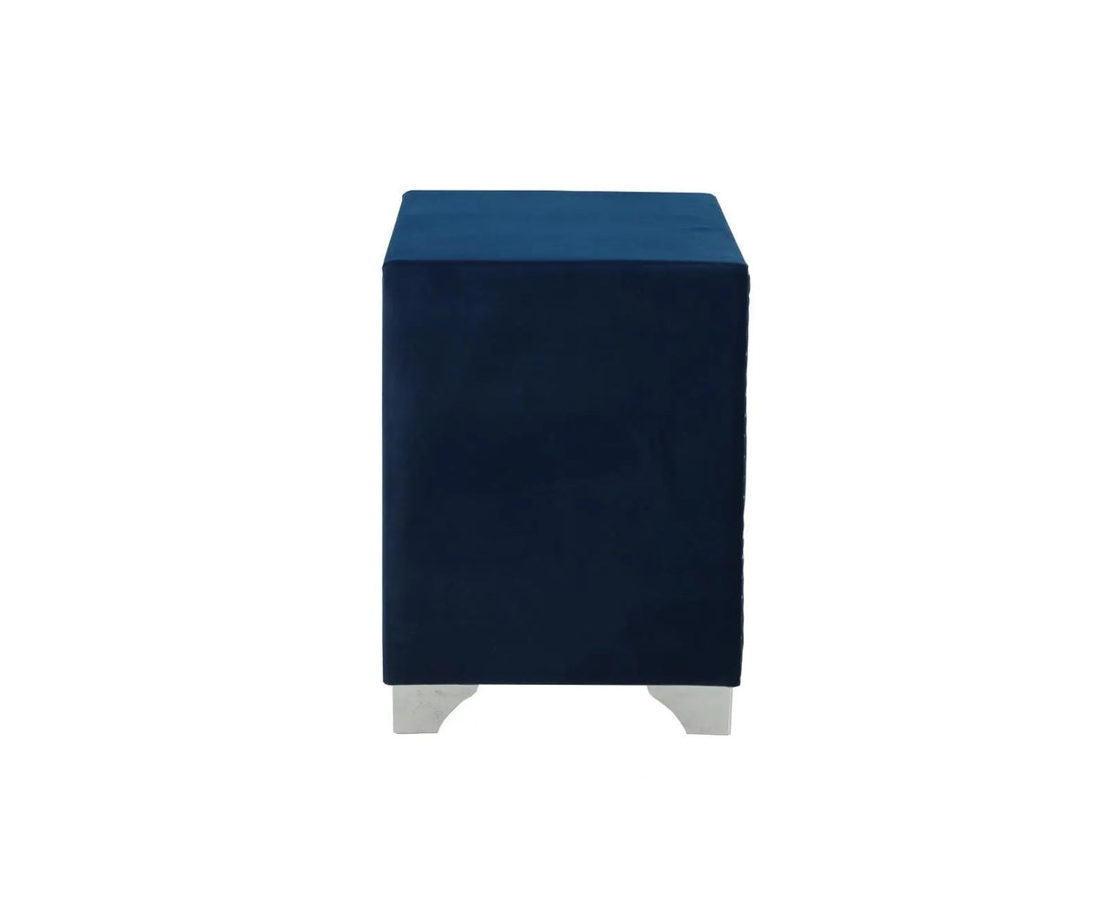 Melody Pacific Blue Upholstered 2-Drawer Nightstand by Coaster at Eve Furniture