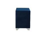 Melody Pacific Blue Upholstered 2-Drawer Nightstand by Coaster at Eve Furniture