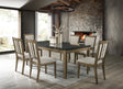 Melstone Genuine Marble 7-Piece Dining Set by Happy Homes at Eve Furniture