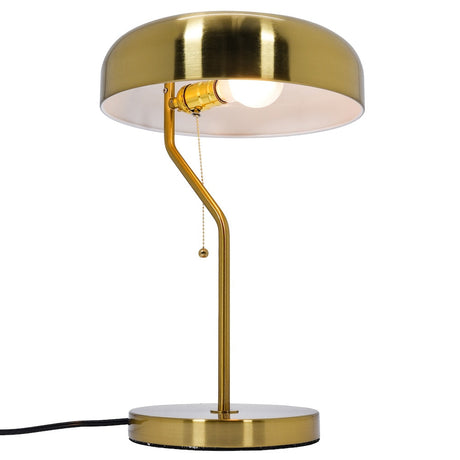 Metro Table lamp with Gold outer and White inner by Ashcroft Imports at Eve Furniture