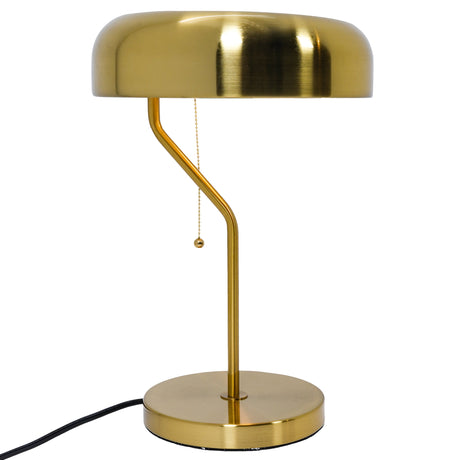 Metro Table lamp with Gold outer and White inner by Ashcroft Imports at Eve Furniture