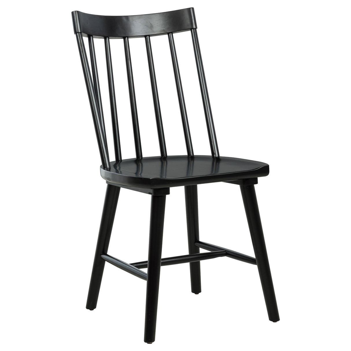 Middleton Black Solid Wood Dining Side Chair, Set of 2 by Coaster at Eve Furniture