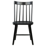 Middleton Black Solid Wood Dining Side Chair, Set of 2 by Coaster at Eve Furniture