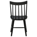 Middleton Black Solid Wood Dining Side Chair, Set of 2 by Coaster at Eve Furniture