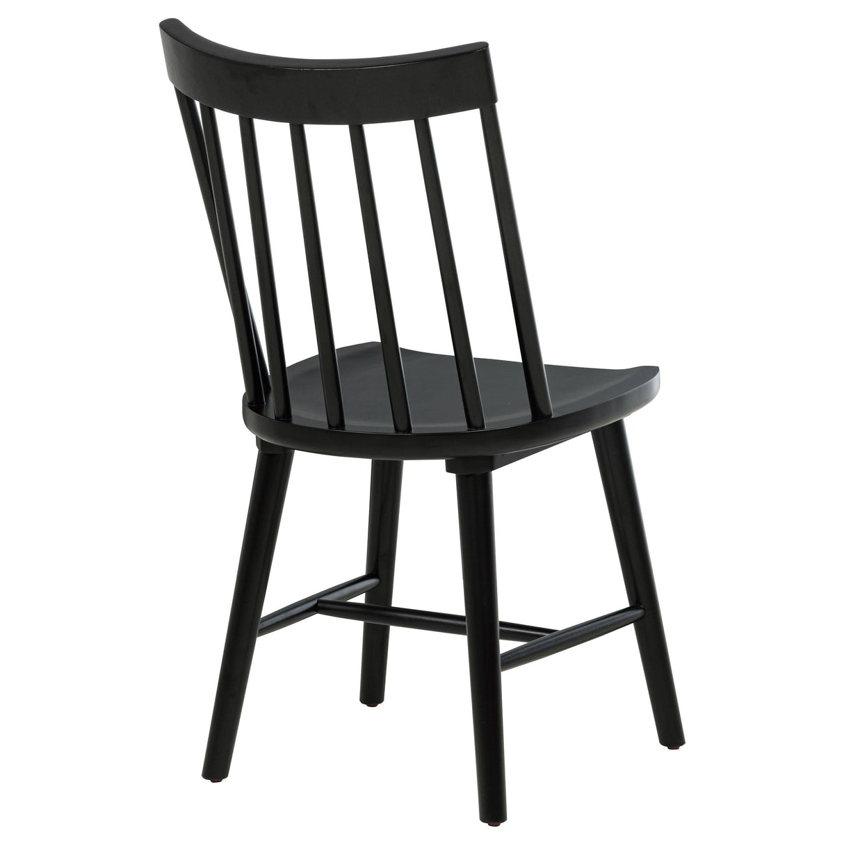 Middleton Black Solid Wood Dining Side Chair, Set of 2 by Coaster at Eve Furniture
