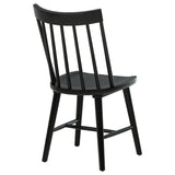 Middleton Black Solid Wood Dining Side Chair, Set of 2 by Coaster at Eve Furniture