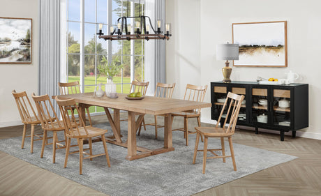 Middleton Brown Solid Wood Dining Side Chair, Set of 2 by Coaster at Eve Furniture