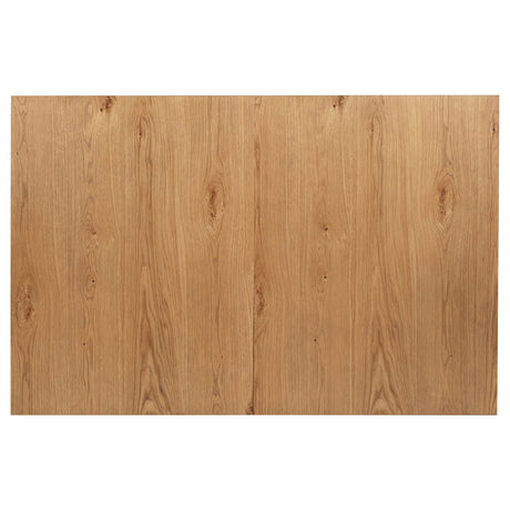 Middleton Natural Brown Dining Table with 76-inch Extension Leaf by Coaster at Eve Furniture