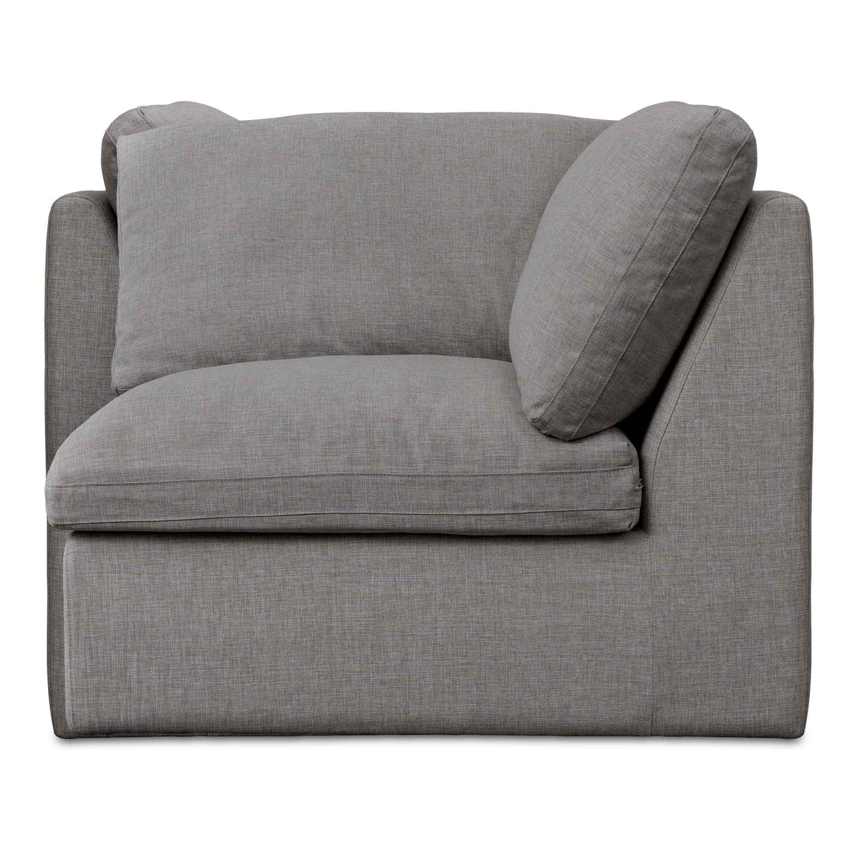 Miles Speckled Light Grey Outdoor Corner