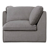 Miles Speckled Light Grey Outdoor Corner