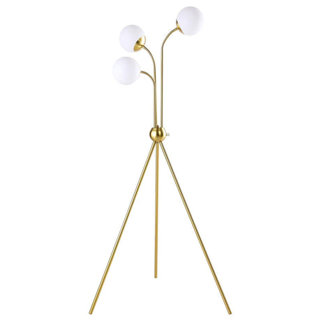 Miley Gold Trio Tree Floor Lamp by Coaster at Eve Furniture