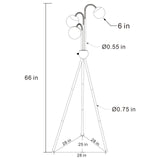 Miley Gold Trio Tree Floor Lamp by Coaster at Eve Furniture