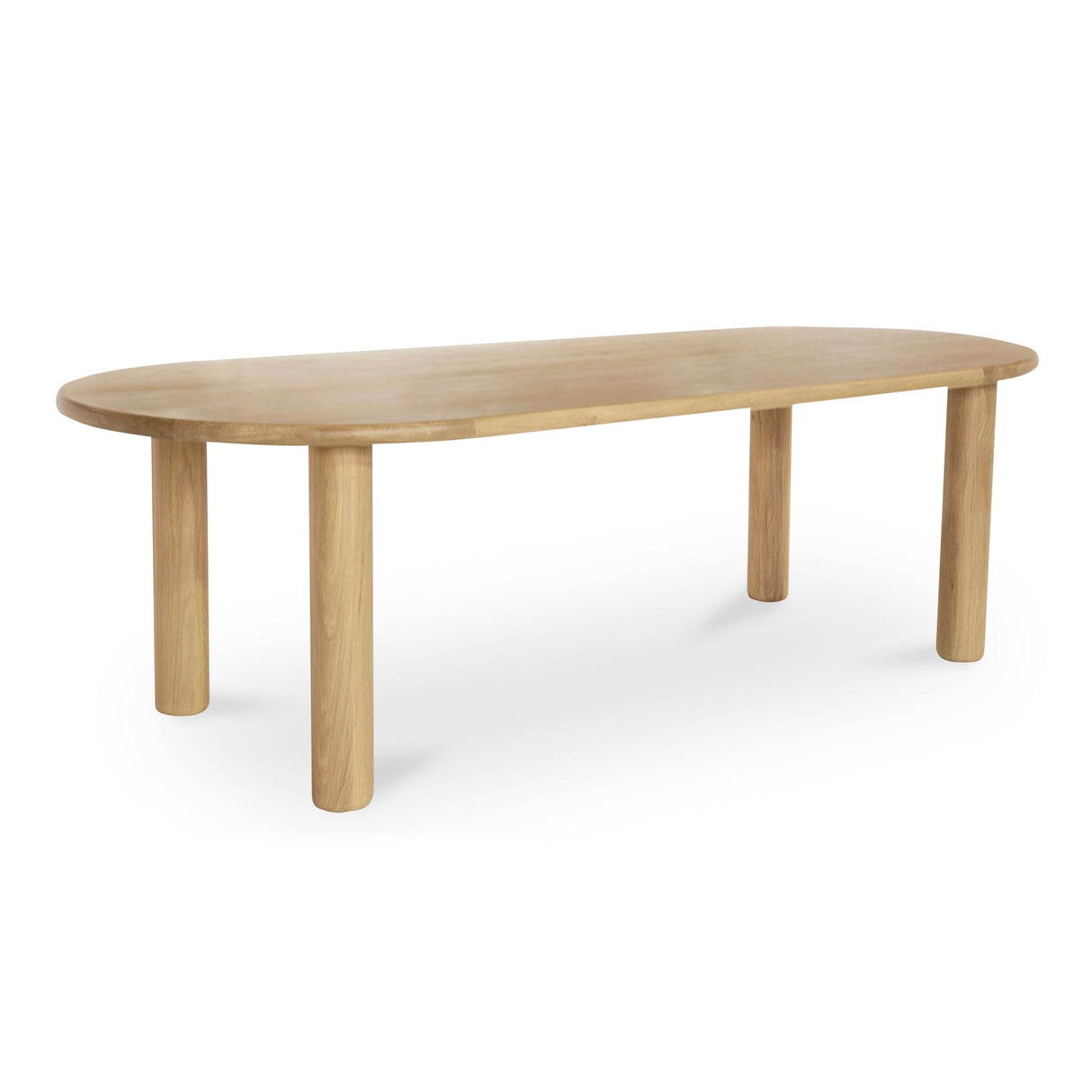 Milo Oak Large Dining Table by Moe's Home at Eve Furniture