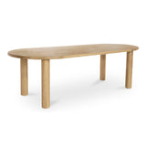 Milo Oak Large Dining Table by Moe's Home at Eve Furniture