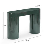 Mira High Gloss Console Table by TOV Furniture at Eve Furniture