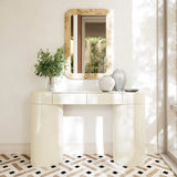 Mira High Gloss Console Table by TOV Furniture at Eve Furniture