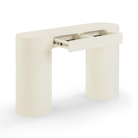 Mira High Gloss Console Table by TOV Furniture at Eve Furniture