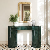 Mira High Gloss Console Table by TOV Furniture at Eve Furniture