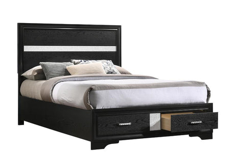 Miranda Black Full Storage Bed by Coaster at Eve Furniture