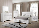 Miranda White Queen 2-Drawer Storage Bed by Coaster at Eve Furniture