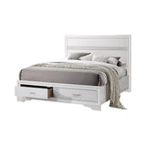 Miranda White Queen 2-Drawer Storage Bed by Coaster at Eve Furniture