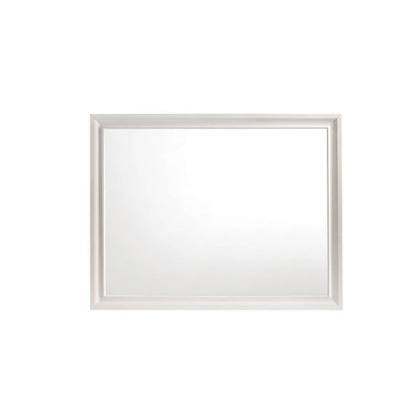 Miranda White Rectangular Mirror by Coaster at Eve Furniture