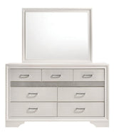 Miranda White/Rhinestone 7-Drawer Dresser by Coaster at Eve Furniture