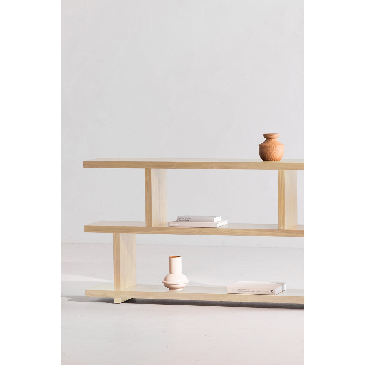 Miri Oak Small Shelf by Moe's Home at Eve Furniture