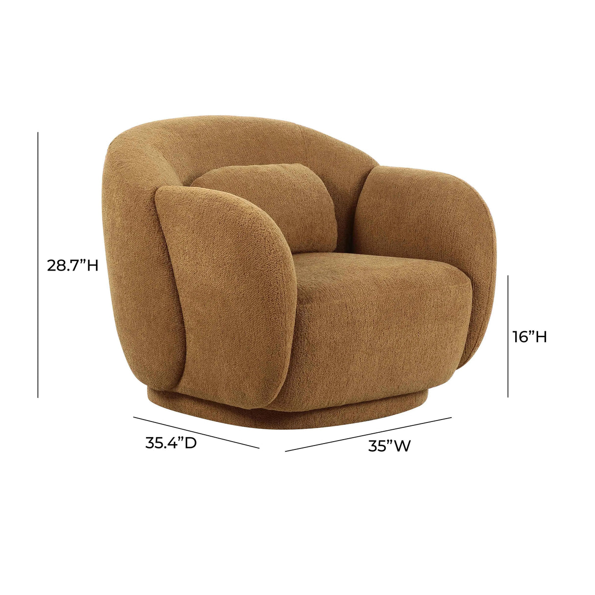 Misty Boucle Accent Chair by TOV Furniture at Eve Furniture