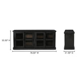 Mona Black Sideboard by Moe's Home at Eve Furniture