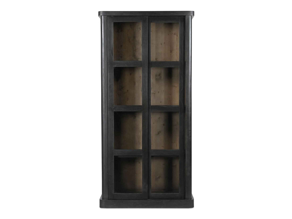 Mona Black Tall Cabinet