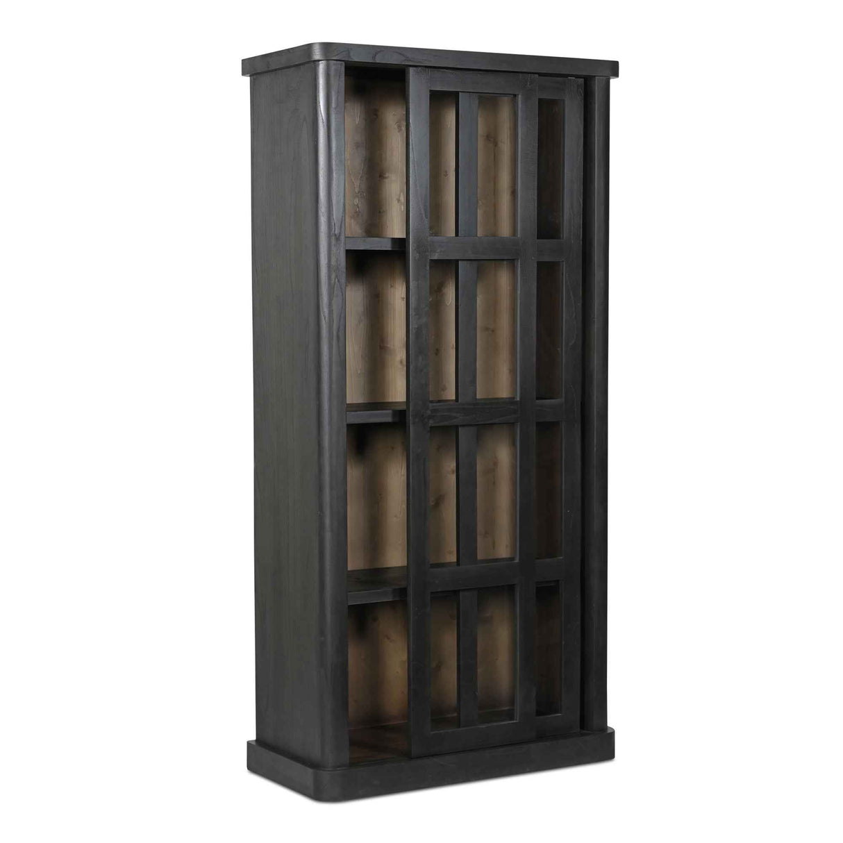 Mona Black Tall Cabinet