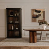 Mona Black Tall Cabinet by Moe's Home at Eve Furniture