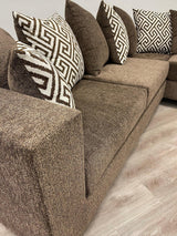 Monroe Mocha Right Arm Facing (RAF) Sectional by Happy Homes at Eve Furniture