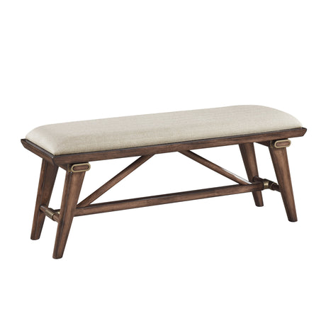 Monroe Walnut Dining Bench by Homelegance at Eve Furniture