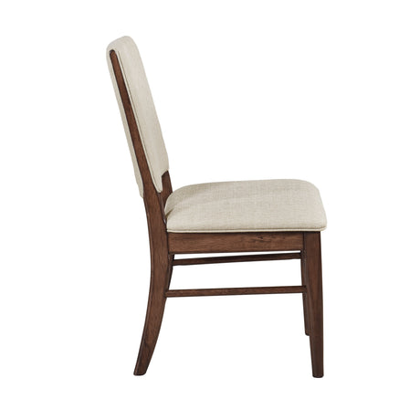 Monroe Walnut Dining Side Chair, Set of 2 by Homelegance at Eve Furniture
