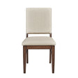 Monroe Walnut Dining Side Chair, Set of 2 by Homelegance at Eve Furniture