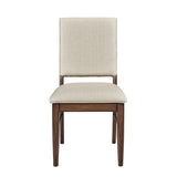 Monroe Walnut Dining Side Chair, Set of 2 by Homelegance at Eve Furniture