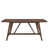 Monroe Walnut Dining Table by Homelegance at Eve Furniture
