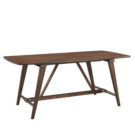 Monroe Walnut Dining Table by Homelegance at Eve Furniture