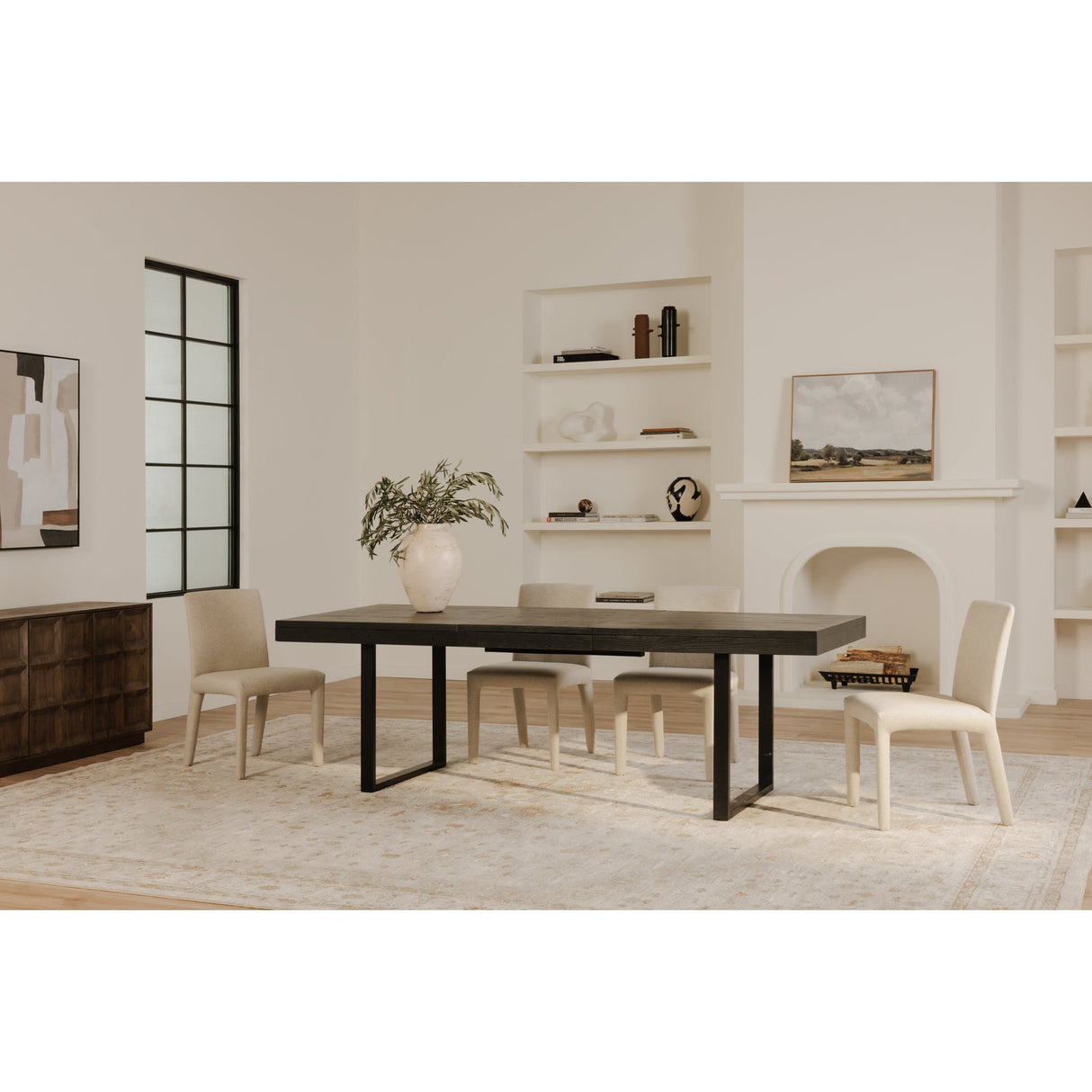 Monte Dining Chair Beige (Set of 2) by Moe's Home at Eve Furniture